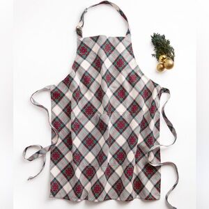 Talbots Plaid Apron NWT